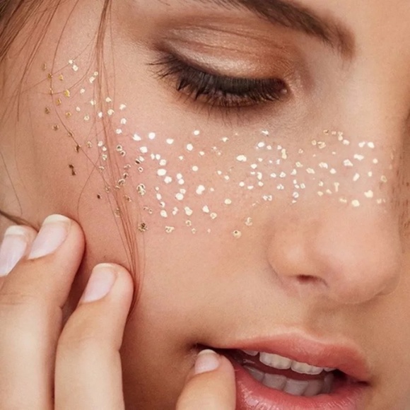 Other - Golden Freckles Face Tattoo Festival Rave Art